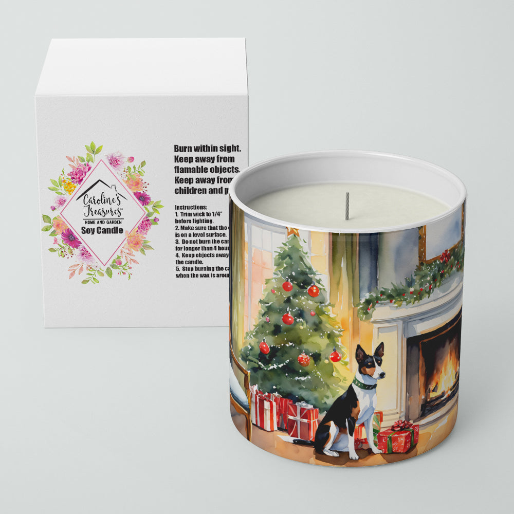 Basenji Cozy Christmas Decorative Soy Candle