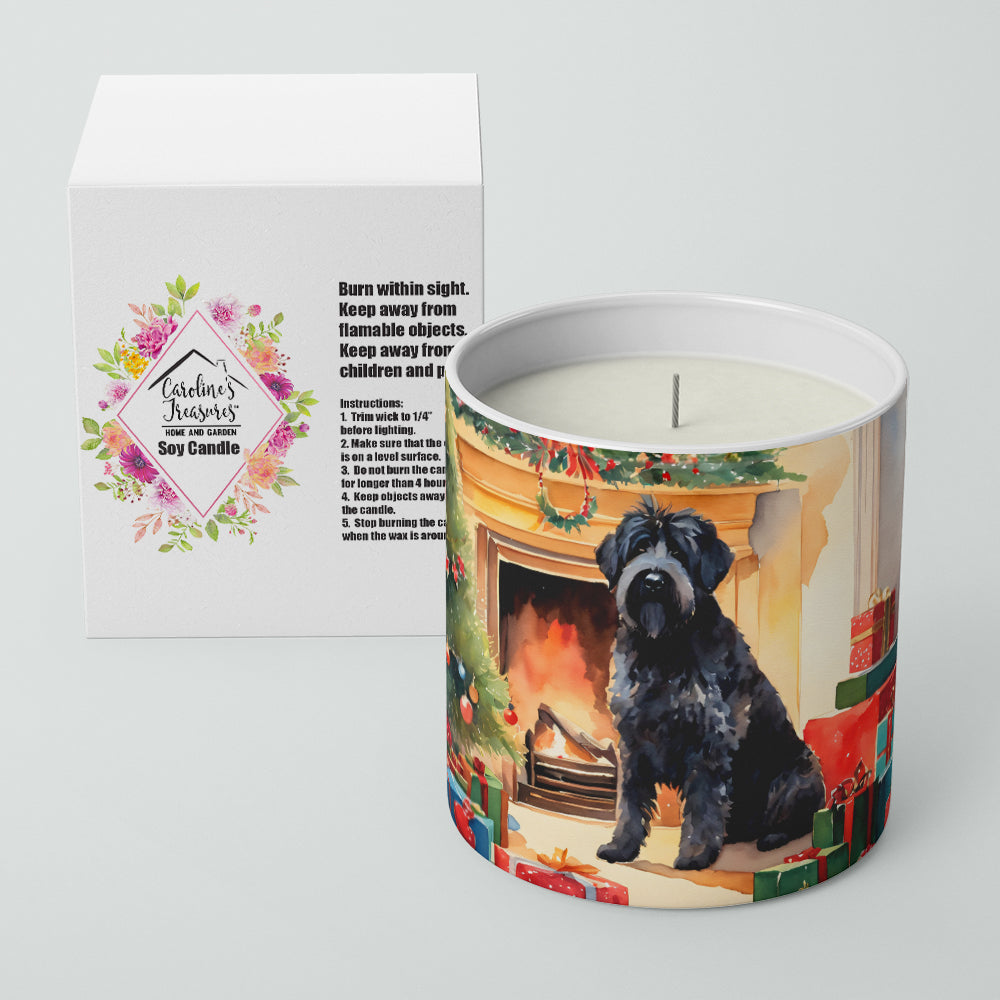 Buy this Bouvier des Flandres Cozy Christmas Decorative Soy Candle