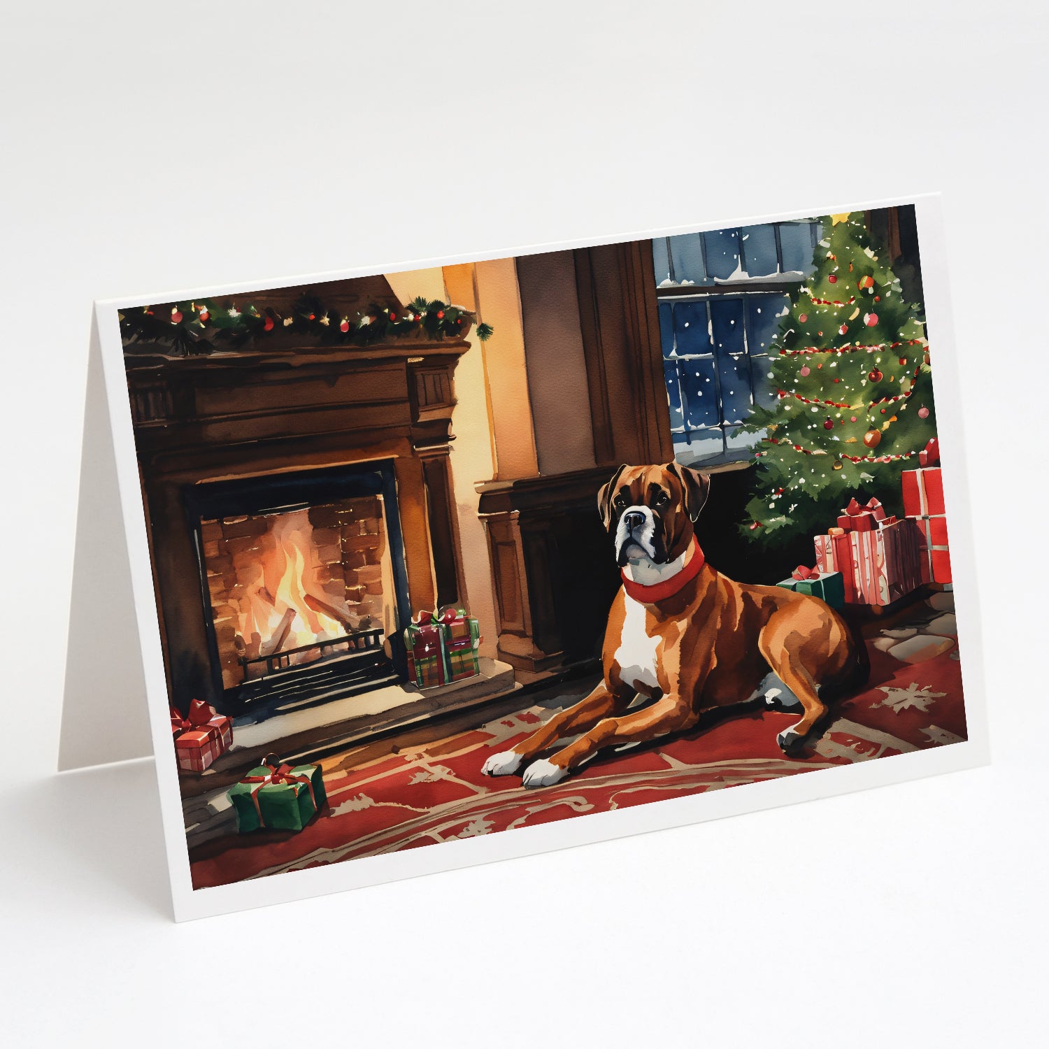 Buy this Boxer Cozy Christmas Greeting Cards Pack of 8