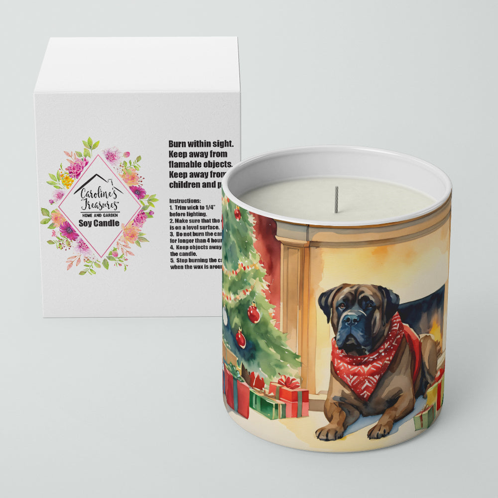 Buy this Bullmastiff Cozy Christmas Decorative Soy Candle