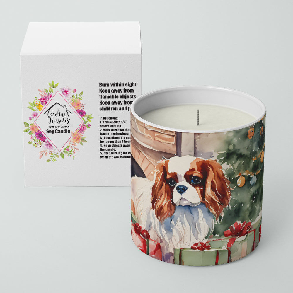 Cavalier Spaniel Cozy Christmas Decorative Soy Candle