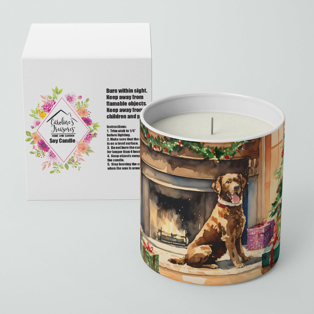 Buy this Chesapeake Bay Retriever Cozy Christmas Decorative Soy Candle