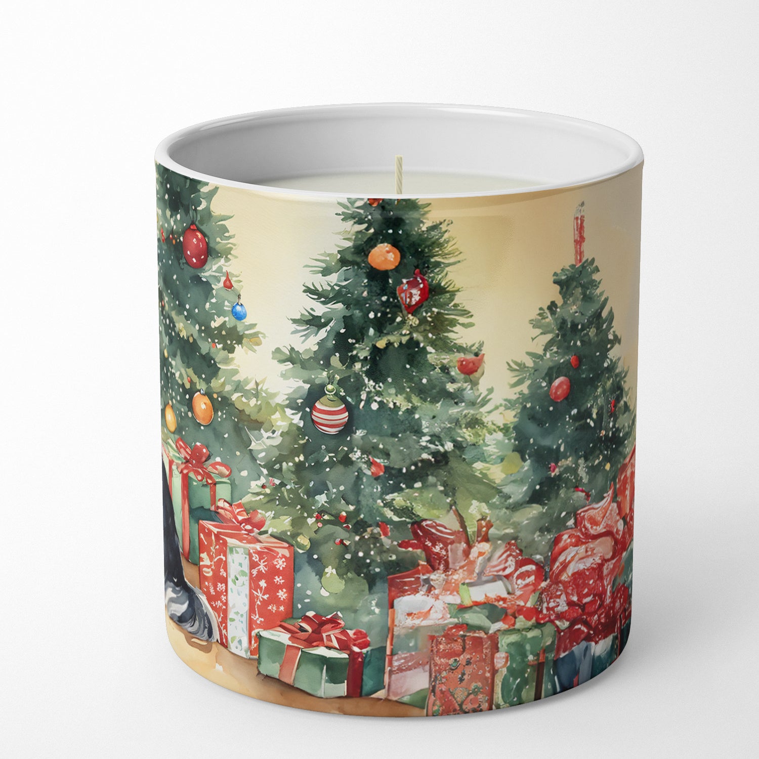 Collie Cozy Christmas Decorative Soy Candle