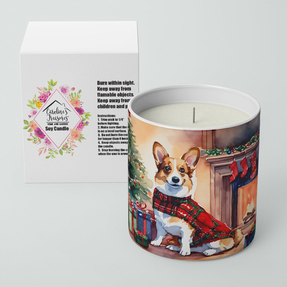 Buy this Corgi Cozy Christmas Decorative Soy Candle