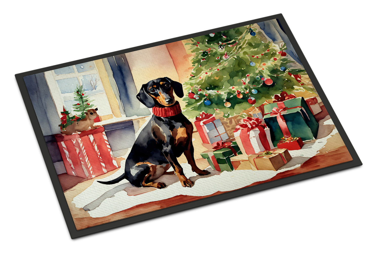 Buy this Dachshund Cozy Christmas Doormat