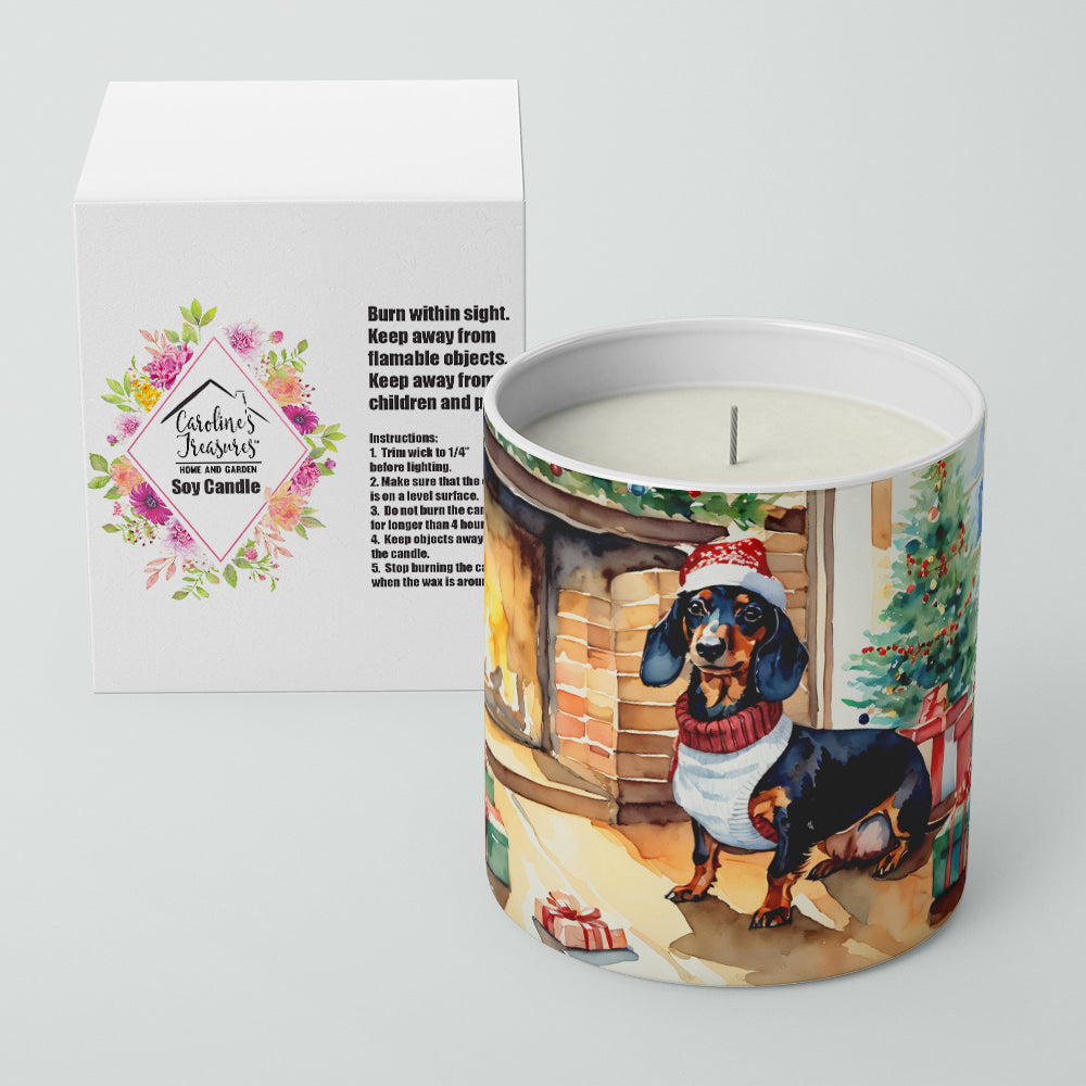 Buy this Dachshund Cozy Christmas Decorative Soy Candle