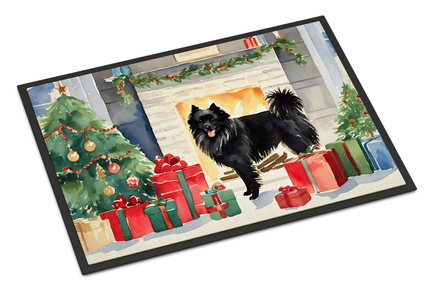 Buy this German Spitz Cozy Christmas Doormat