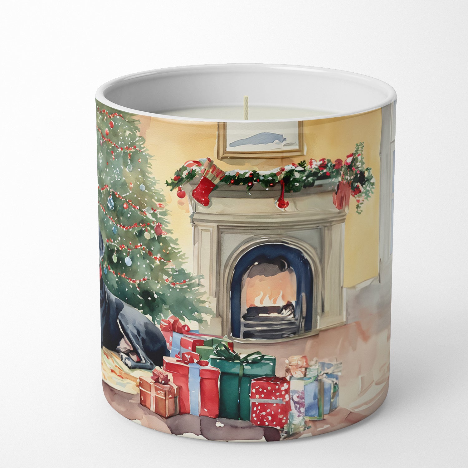 Great Dane Cozy Christmas Decorative Soy Candle