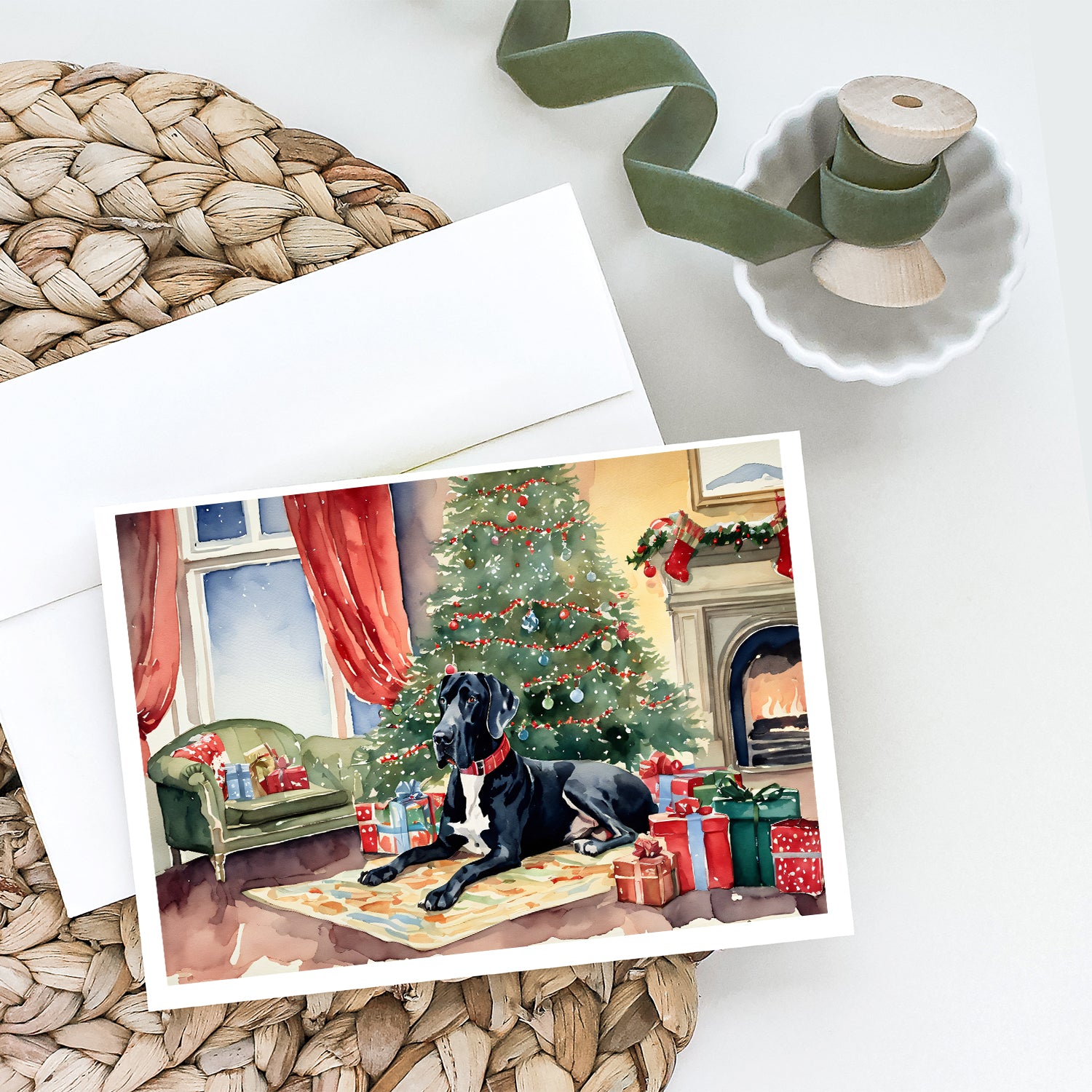 Buy this Great Dane Cozy Christmas Greeting Cards Pack of 8