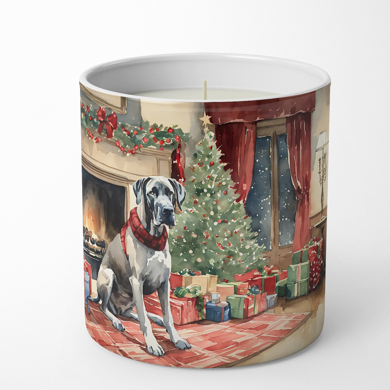 Buy this Great Dane Cozy Christmas Decorative Soy Candle