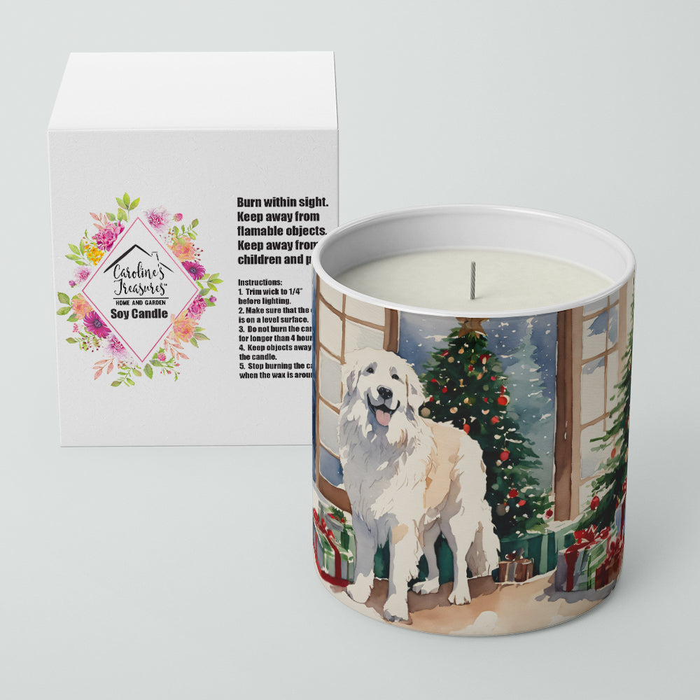 Buy this Great Pyrenees Cozy Christmas Decorative Soy Candle