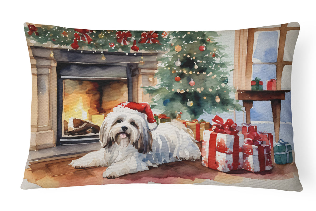 Buy this Havanese Cozy Christmas Throw Pillow