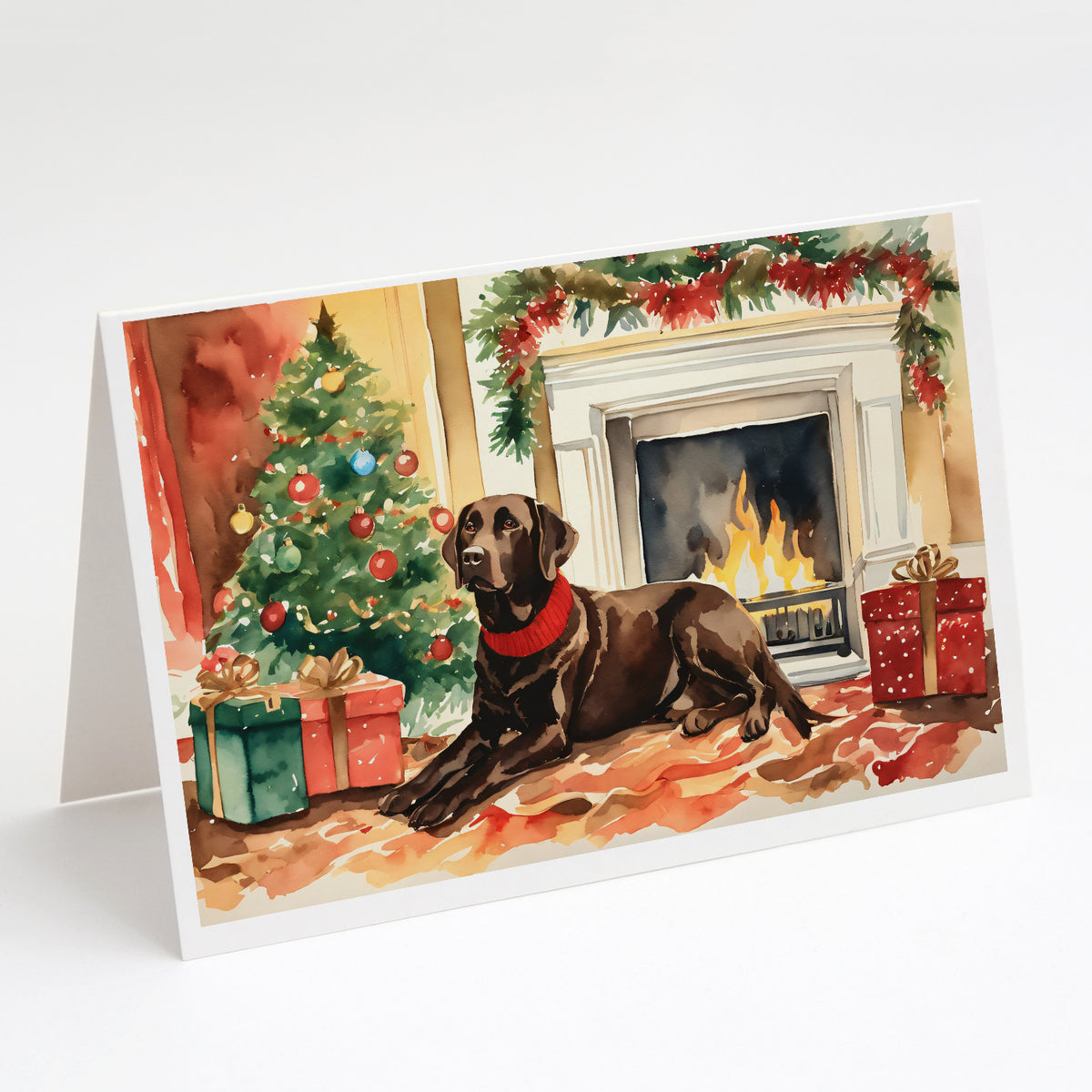 Buy this Labrador Retriever Cozy Christmas Greeting Cards Pack of 8