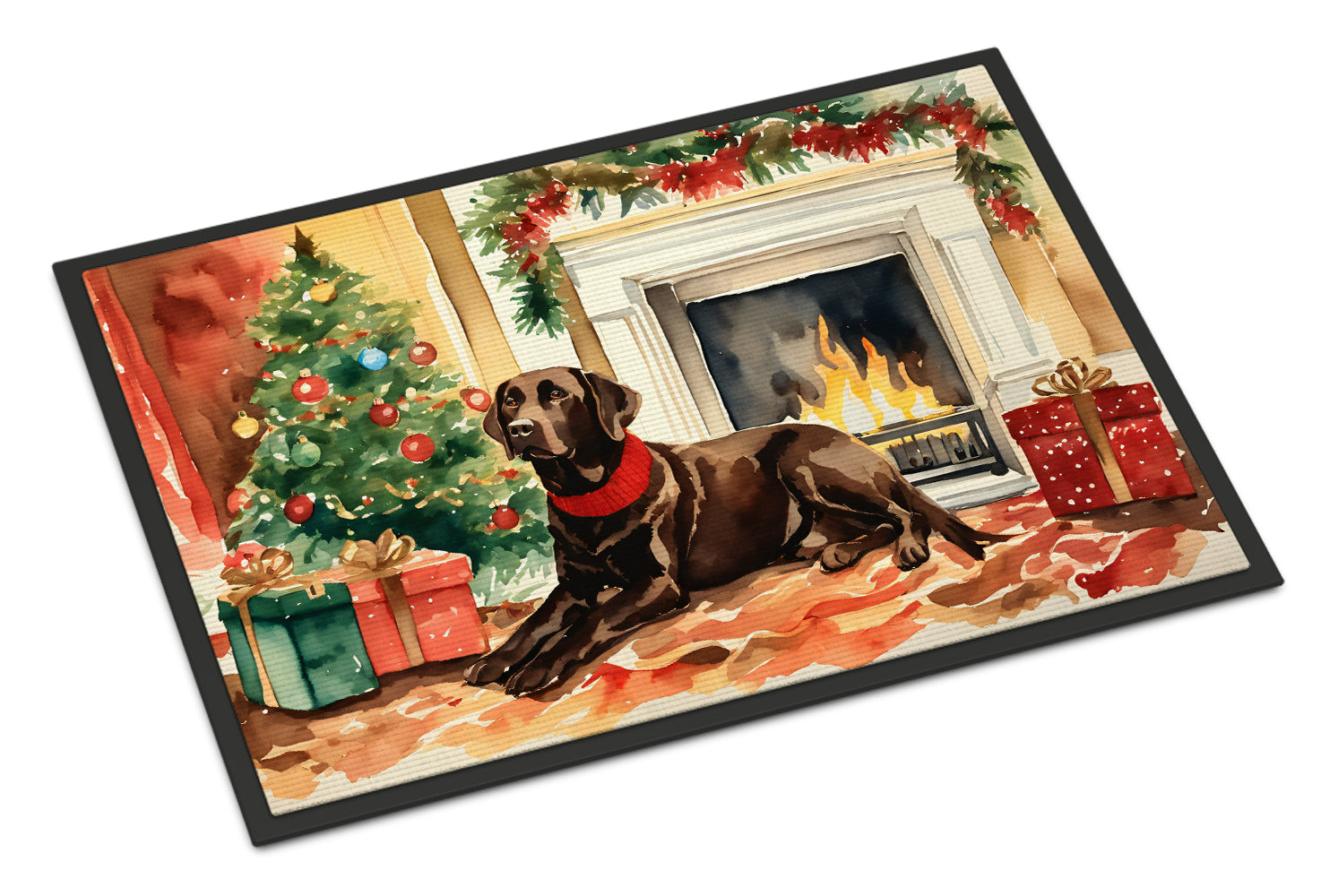 Buy this Labrador Retriever Cozy Christmas Doormat