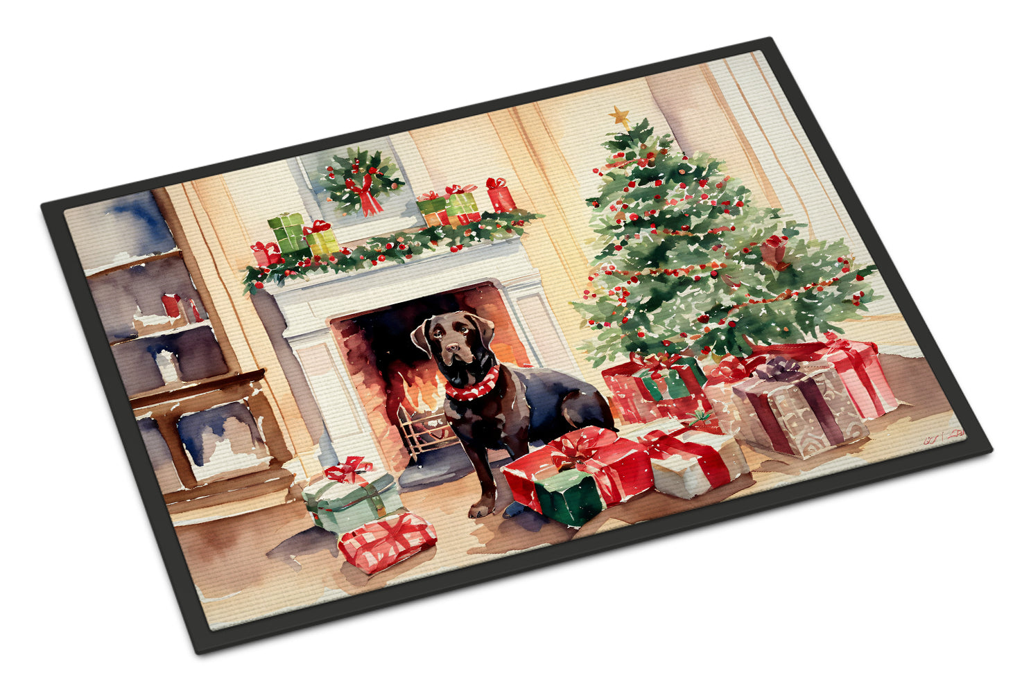 Buy this Labrador Retriever Cozy Christmas Doormat