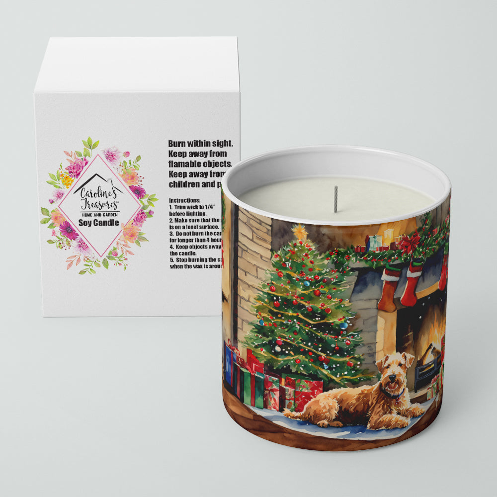 Lakeland Terrier Cozy Christmas Decorative Soy Candle