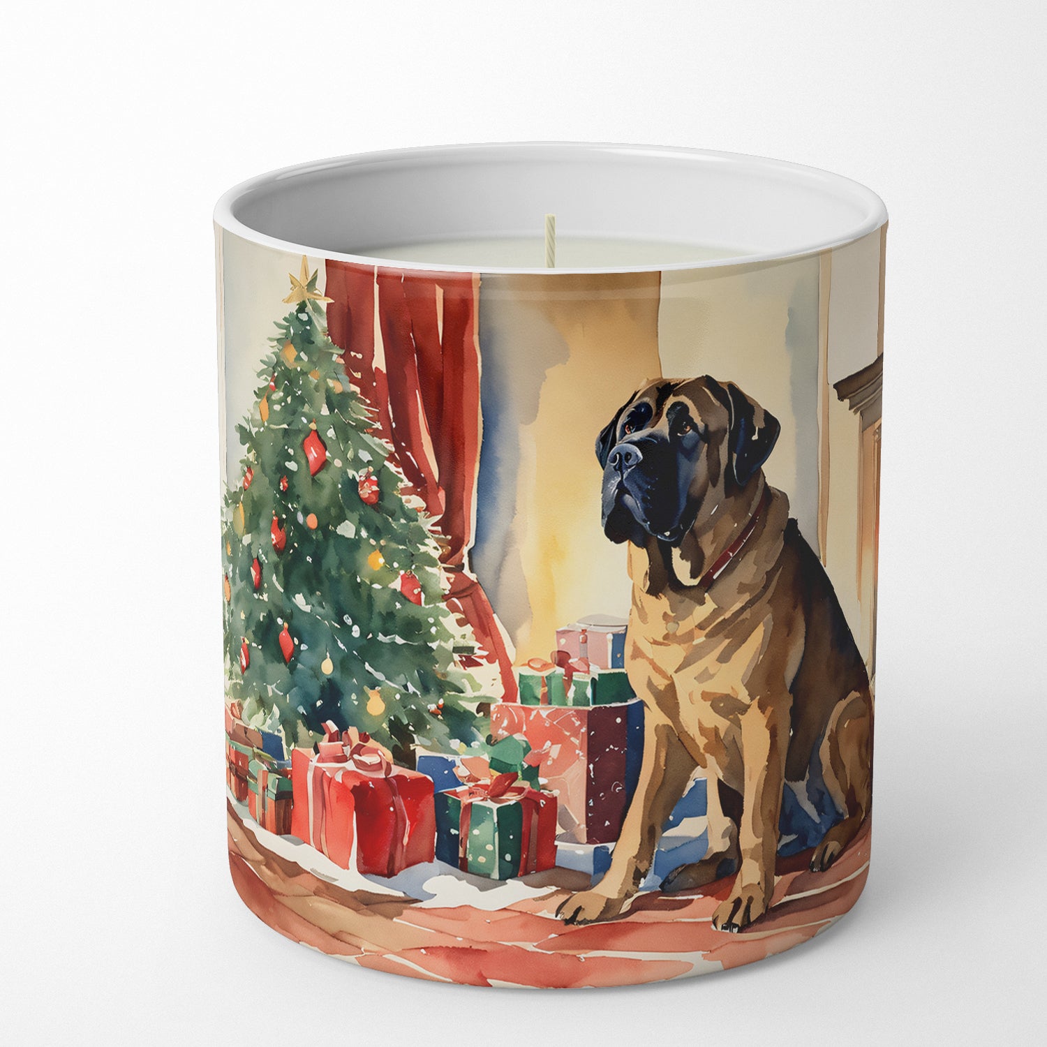 Buy this Mastiff Cozy Christmas Decorative Soy Candle