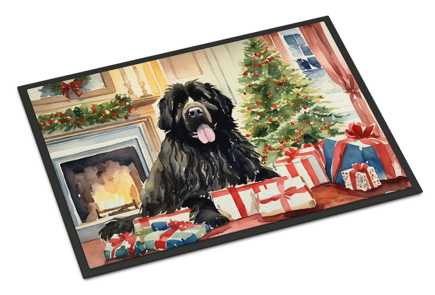 Buy this Newfoundland Cozy Christmas Doormat