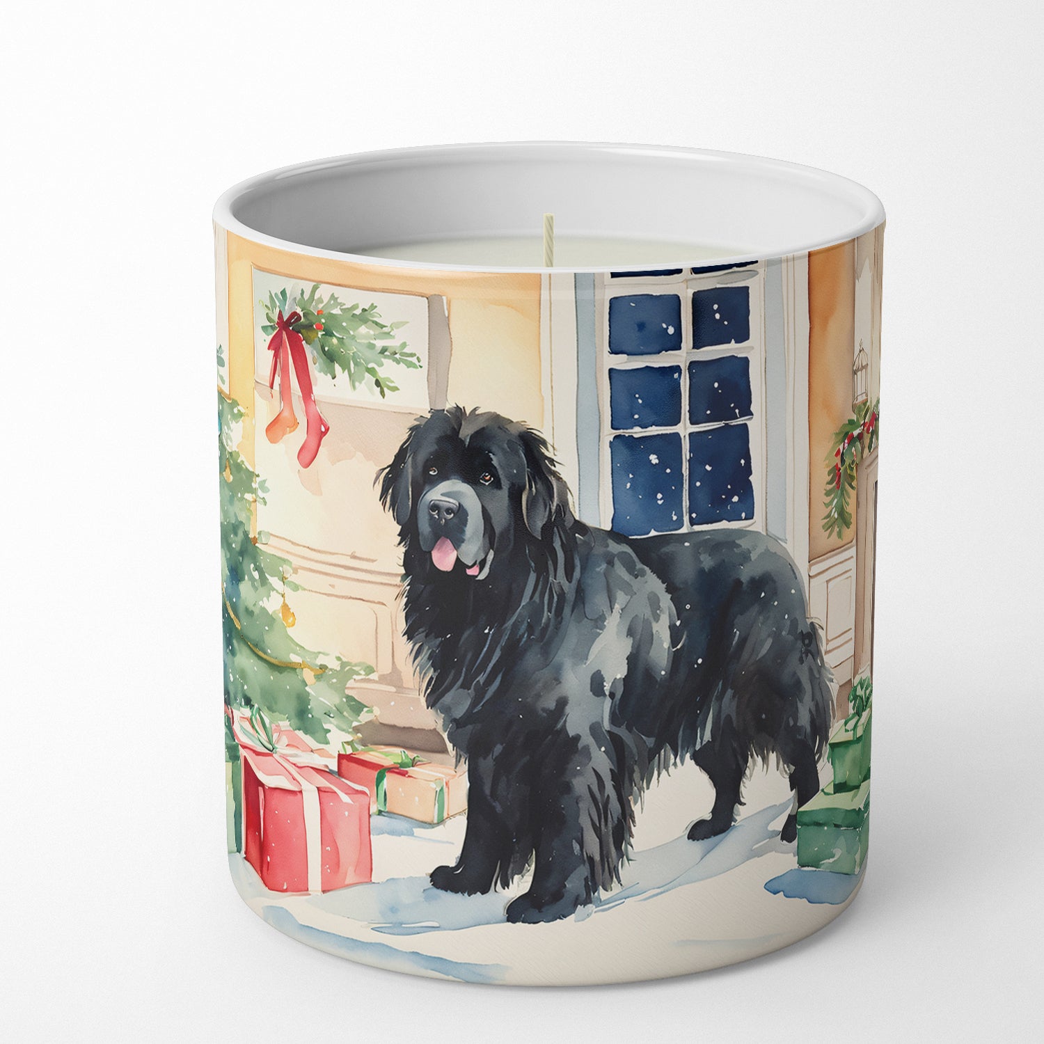 Buy this Newfoundland Cozy Christmas Decorative Soy Candle