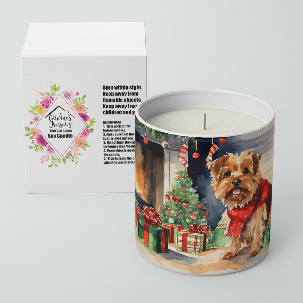 Buy this Norfolk Terrier Cozy Christmas Decorative Soy Candle