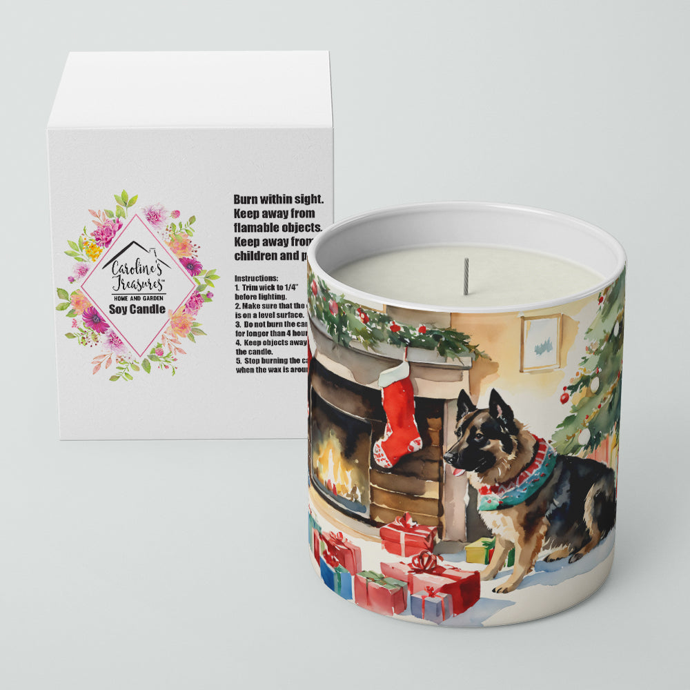 Buy this Norwegian Buhund Cozy Christmas Decorative Soy Candle