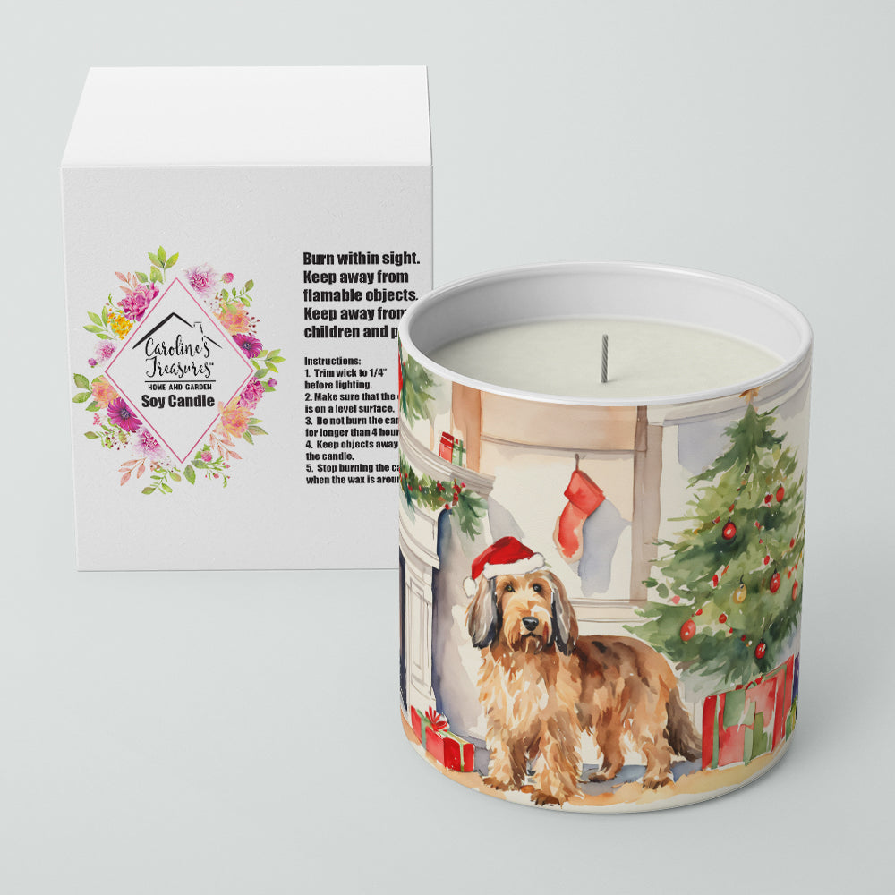 Buy this Otterhound Cozy Christmas Decorative Soy Candle