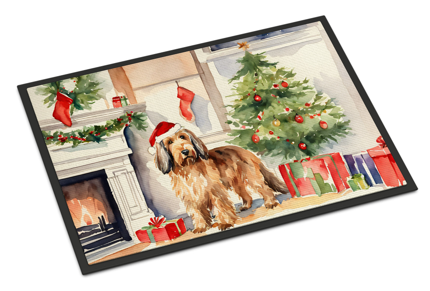 Buy this Otterhound Cozy Christmas Doormat