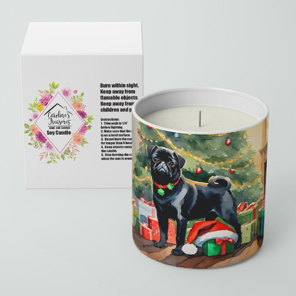 Buy this Pug Cozy Christmas Decorative Soy Candle