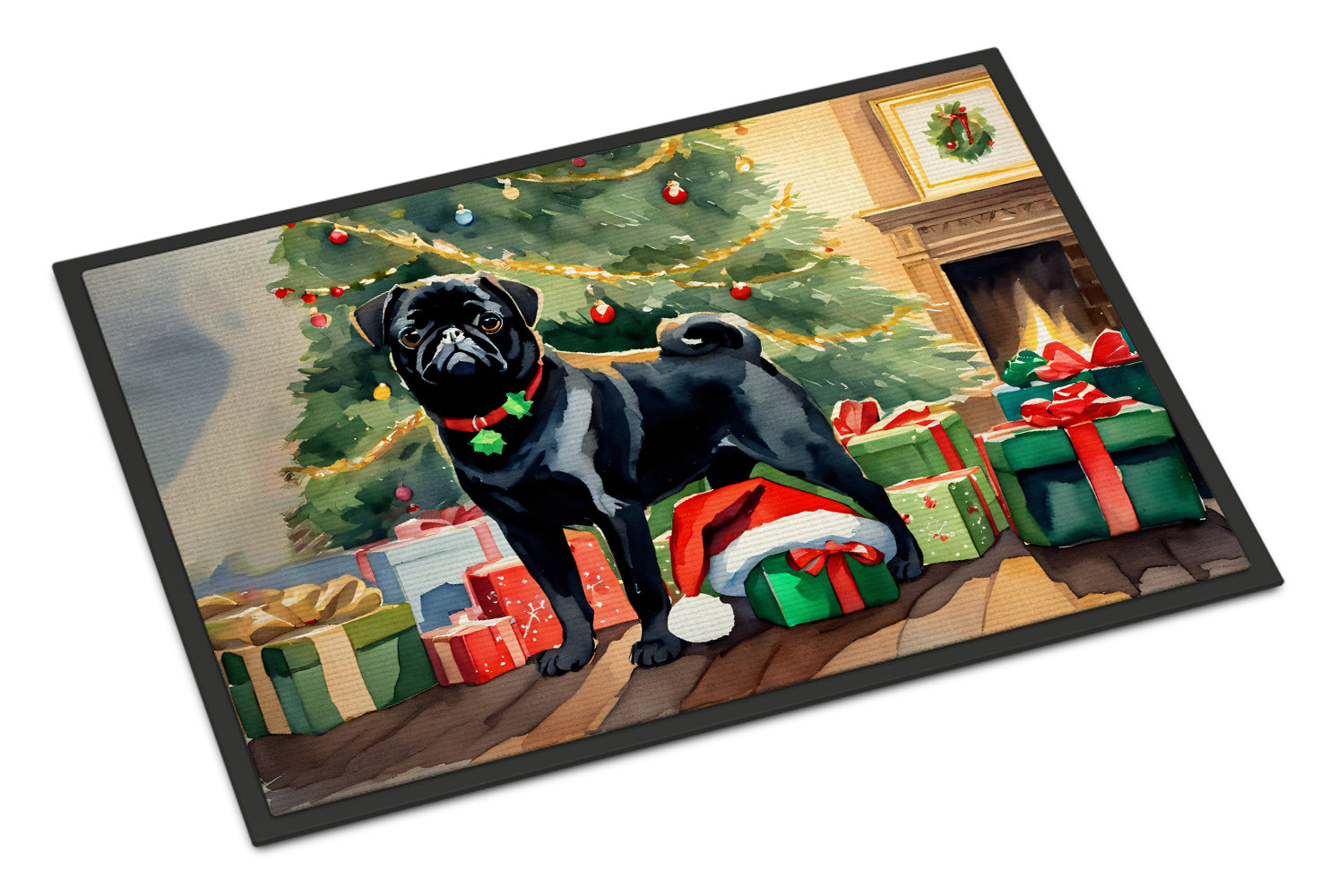 Buy this Pug Cozy Christmas Doormat