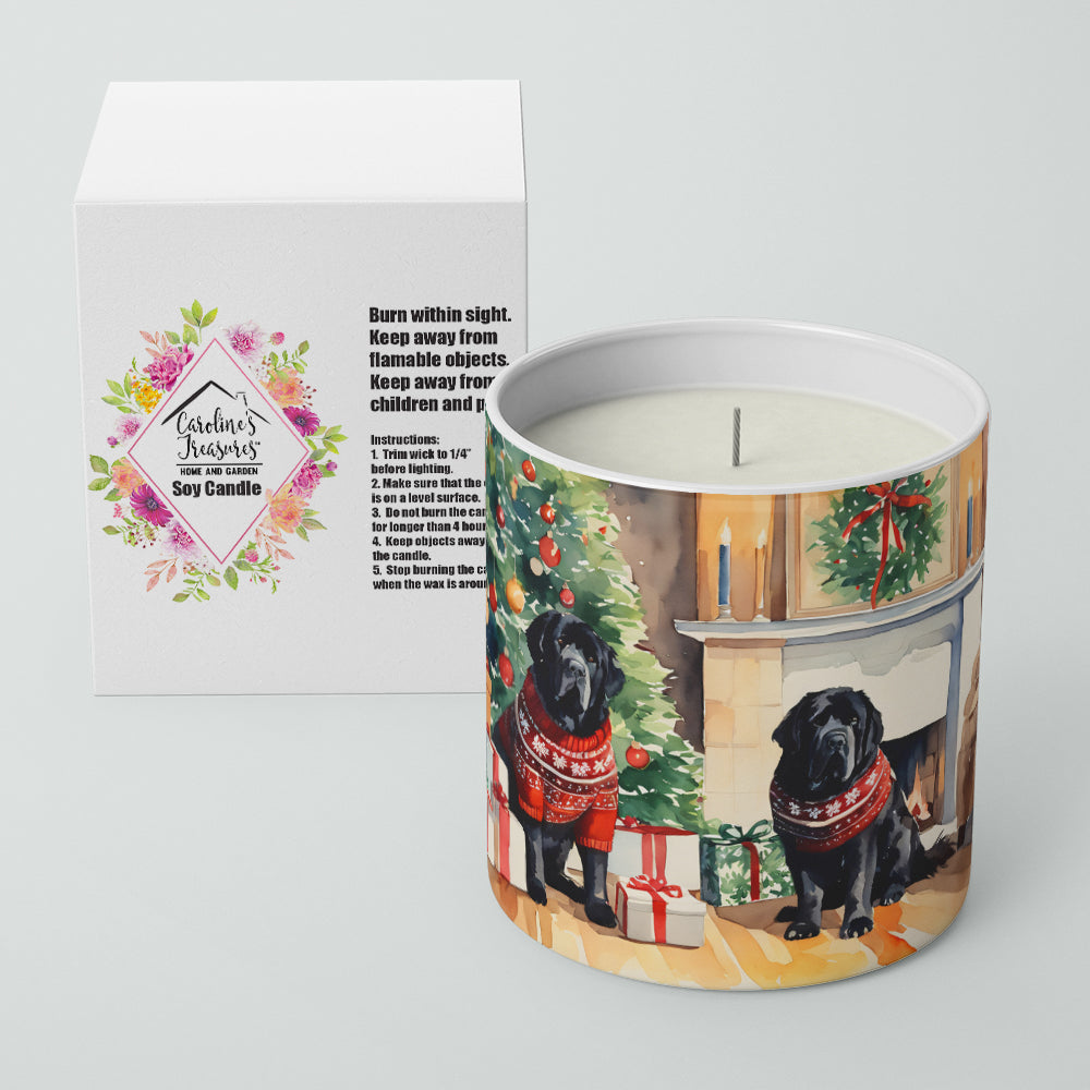 Tibetan Mastiff Cozy Christmas Decorative Soy Candle