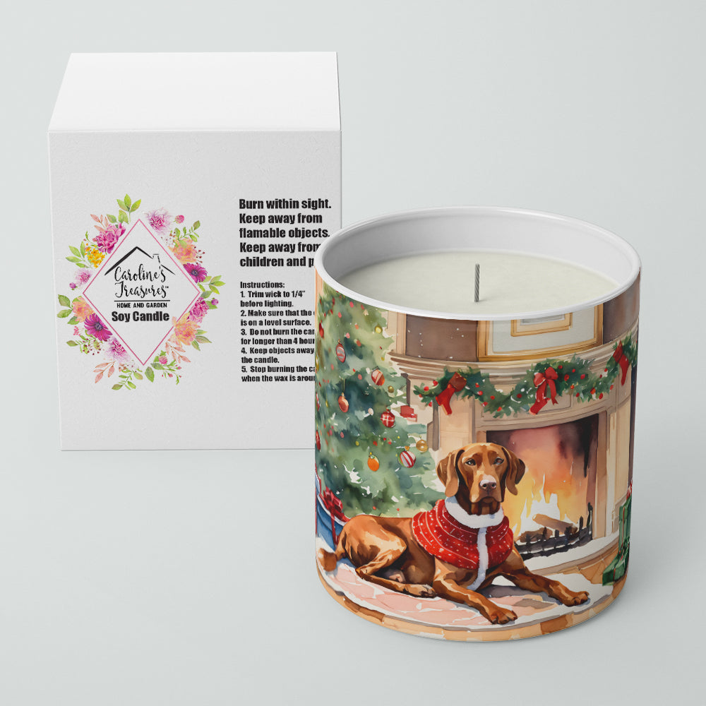 Vizsla Cozy Christmas Decorative Soy Candle