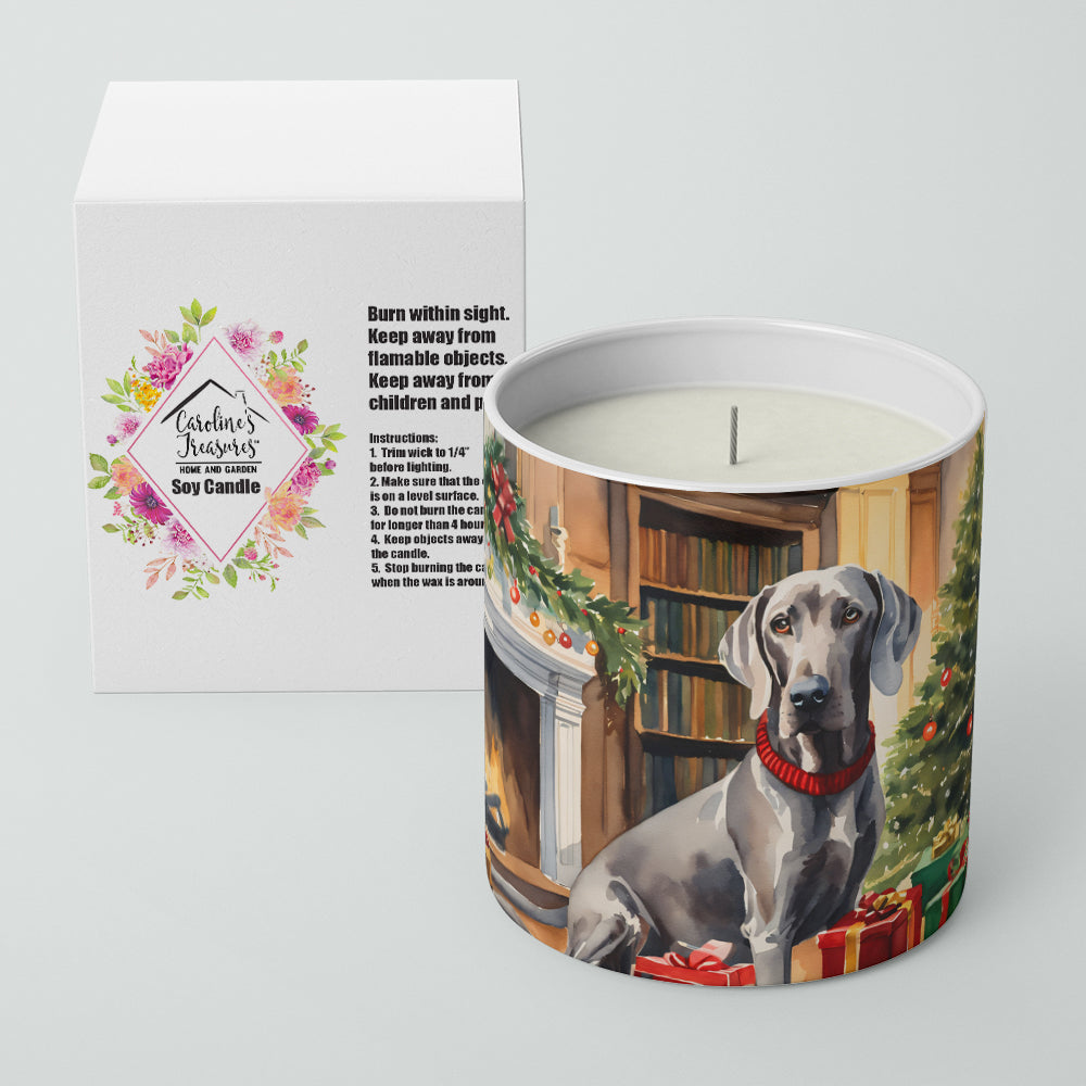 Buy this Weimaraner Cozy Christmas Decorative Soy Candle