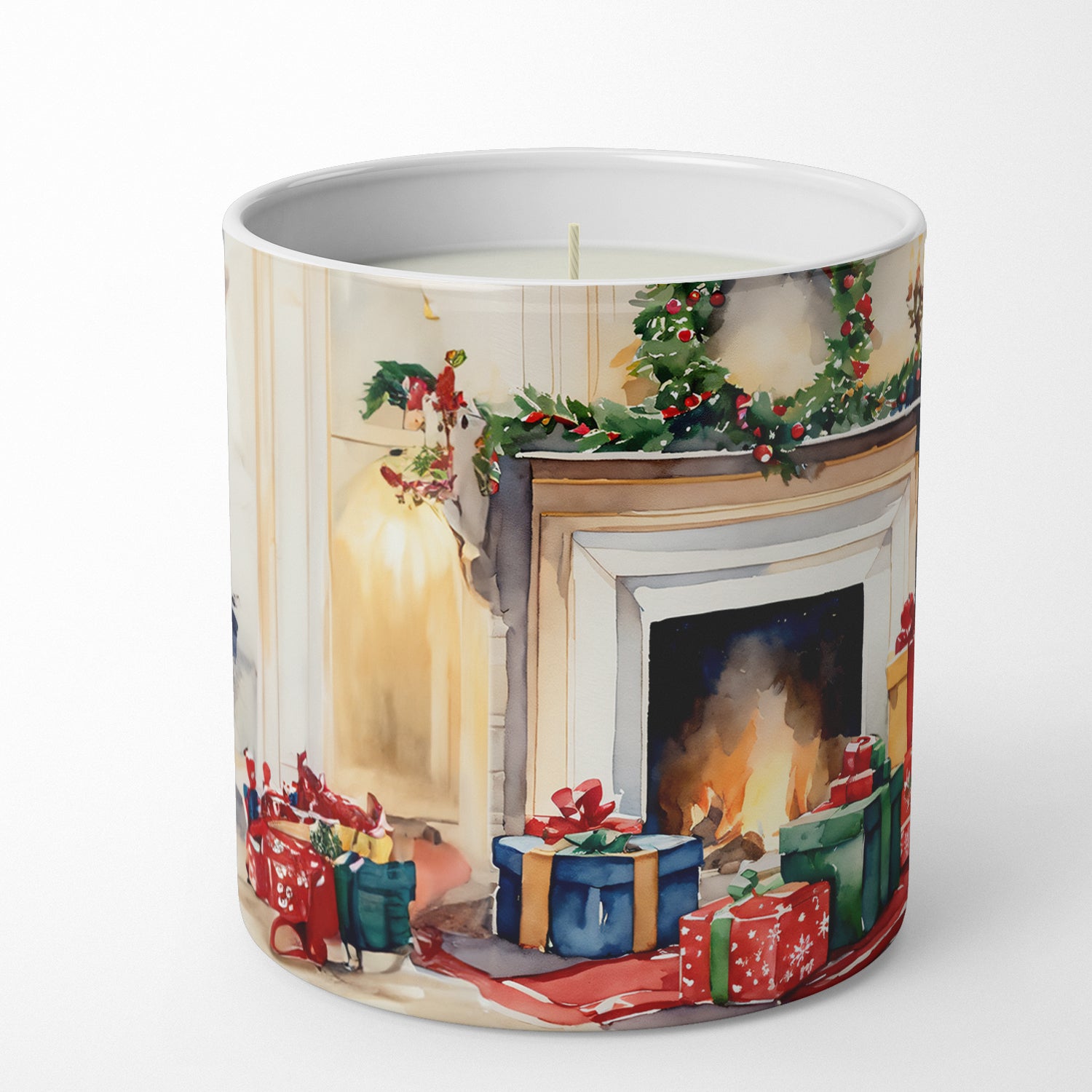 Welsh Springer Spaniel Cozy Christmas Decorative Soy Candle