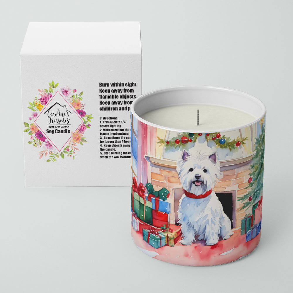 Buy this Westie Cozy Christmas Decorative Soy Candle