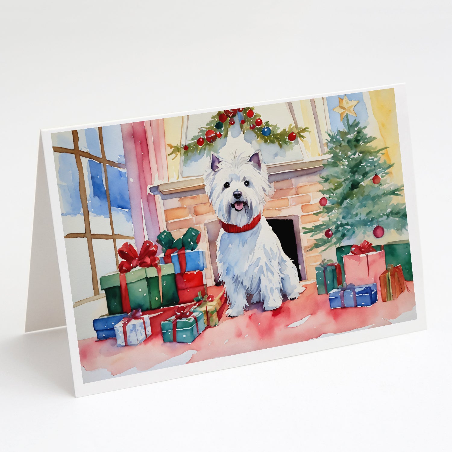 Buy this Westie Cozy Christmas Greeting Cards Pack of 8