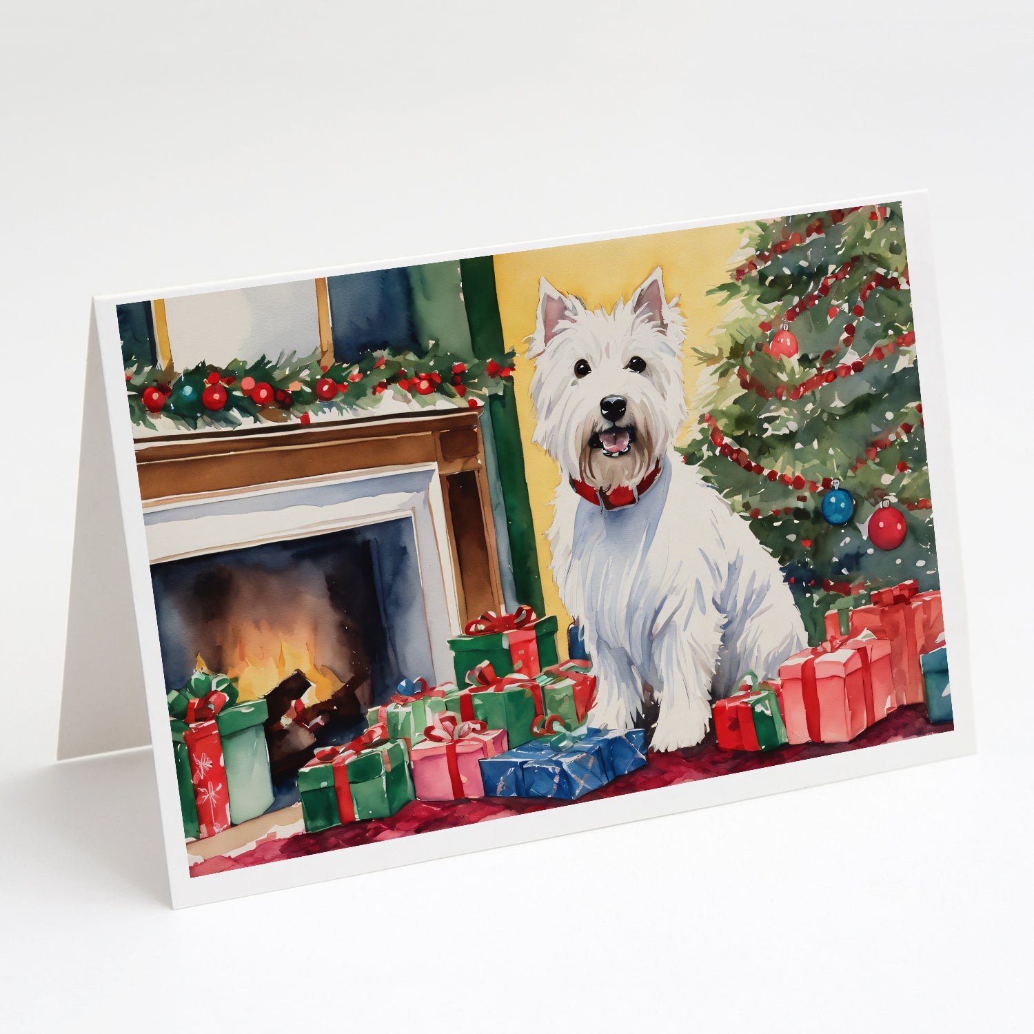 Buy this Westie Cozy Christmas Greeting Cards Pack of 8