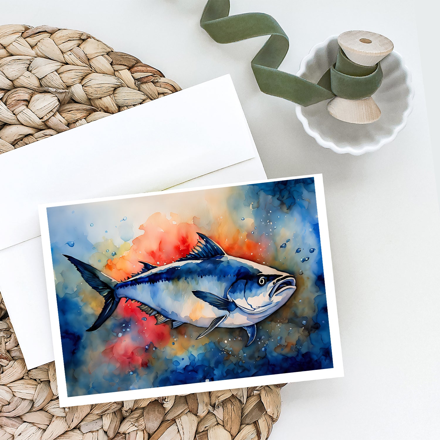 Buy this Bluefin Tuna Greeting Cards Pack of 8