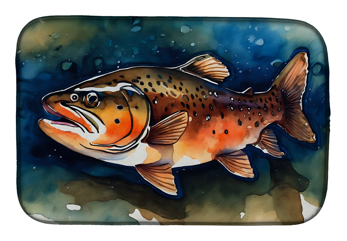 Buy this Brown Trout Dish Drying Mat