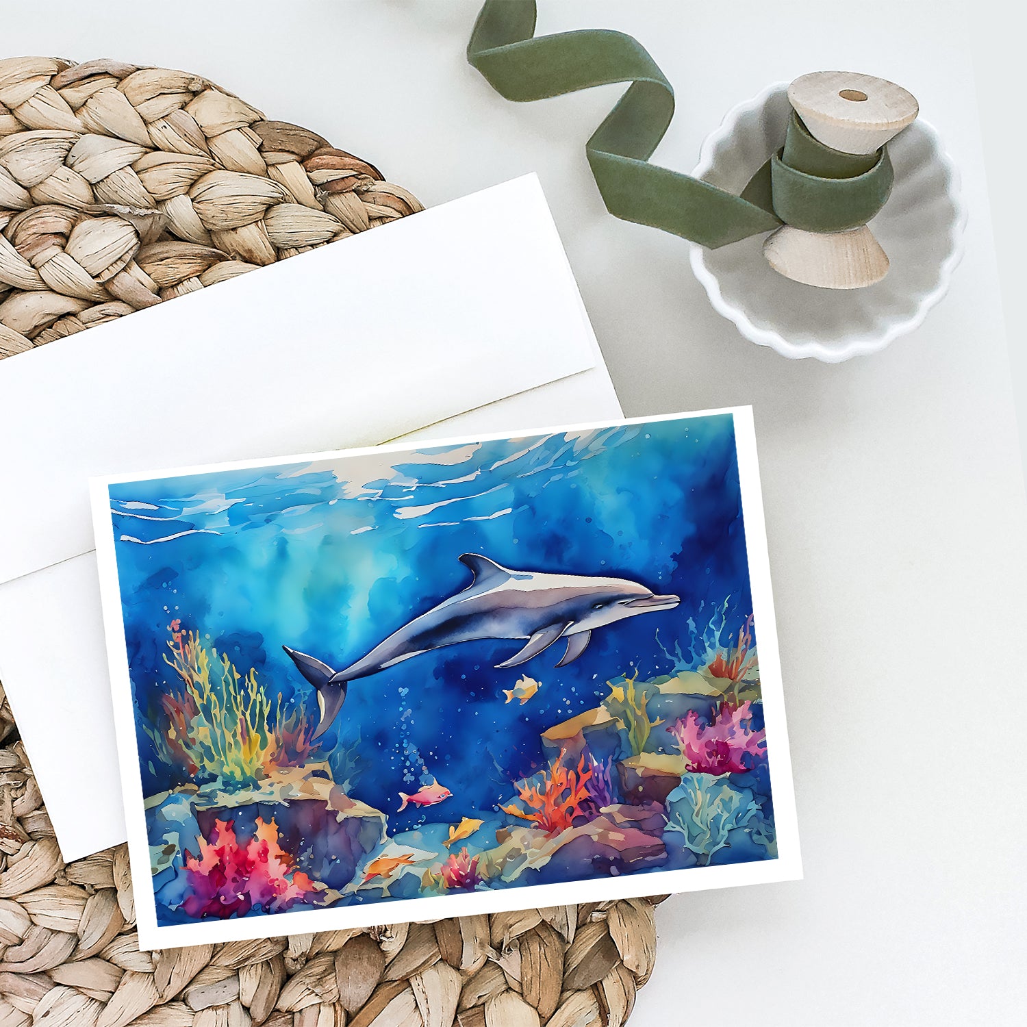 Buy this Dolphin Greeting Cards Pack of 8