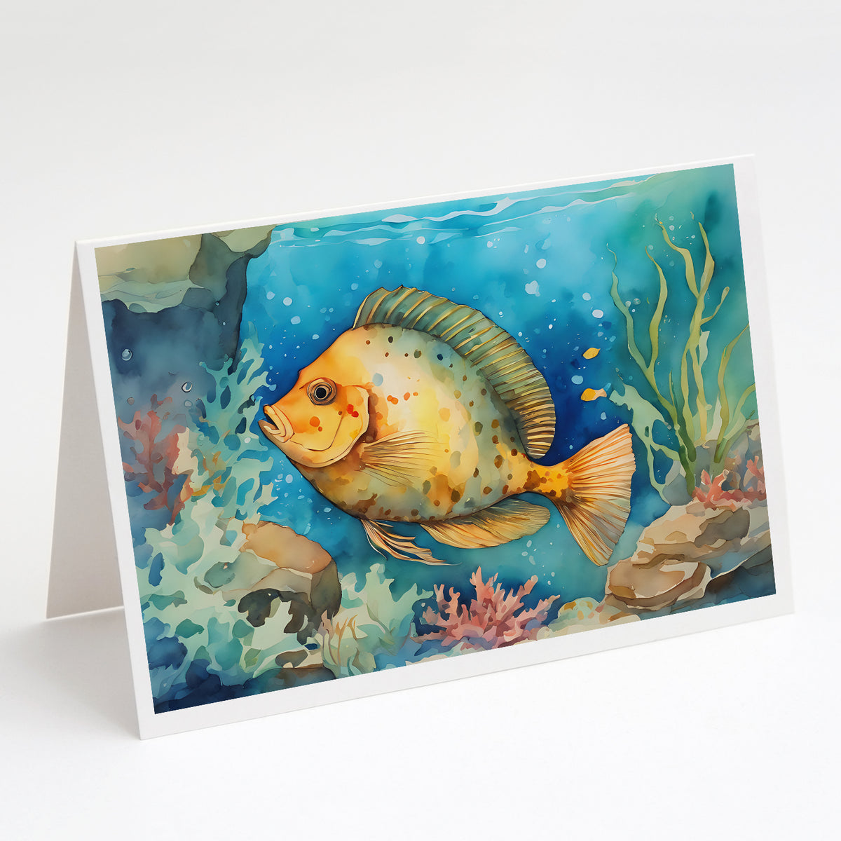 Buy this Flounder Greeting Cards Pack of 8