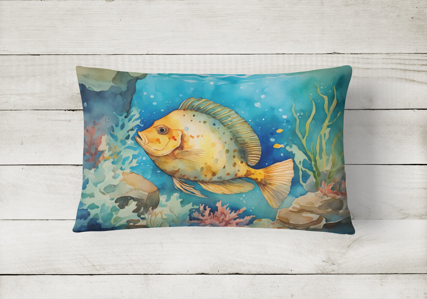 Buy this Flounder Throw Pillow