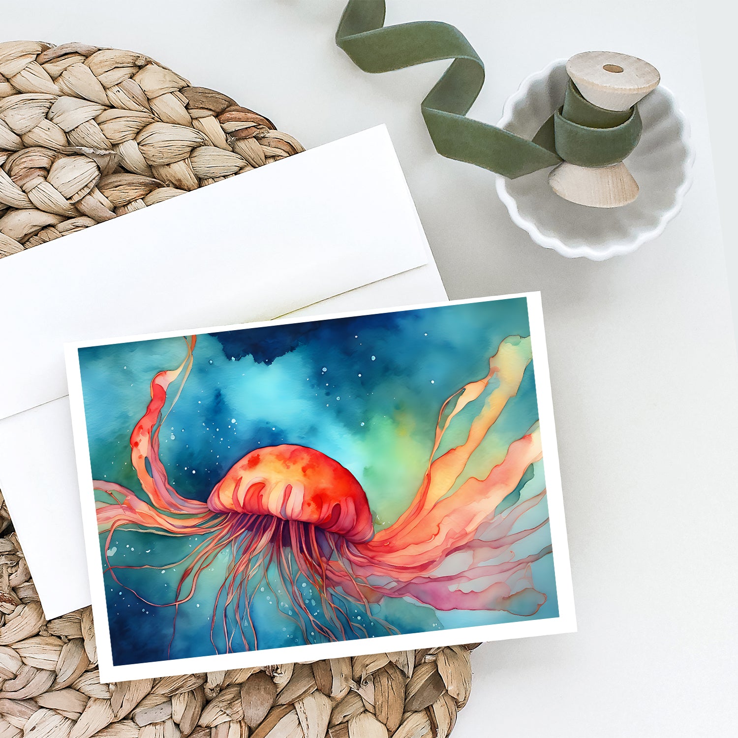 Buy this Jellyfish Greeting Cards Pack of 8