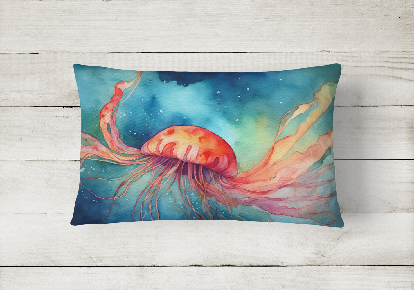 Jellyfish Throw Pillow