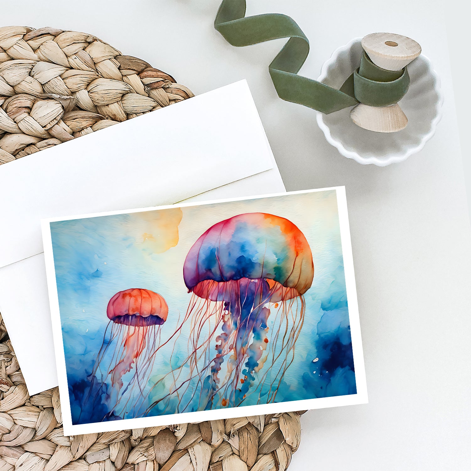 Buy this Jellyfish Greeting Cards Pack of 8