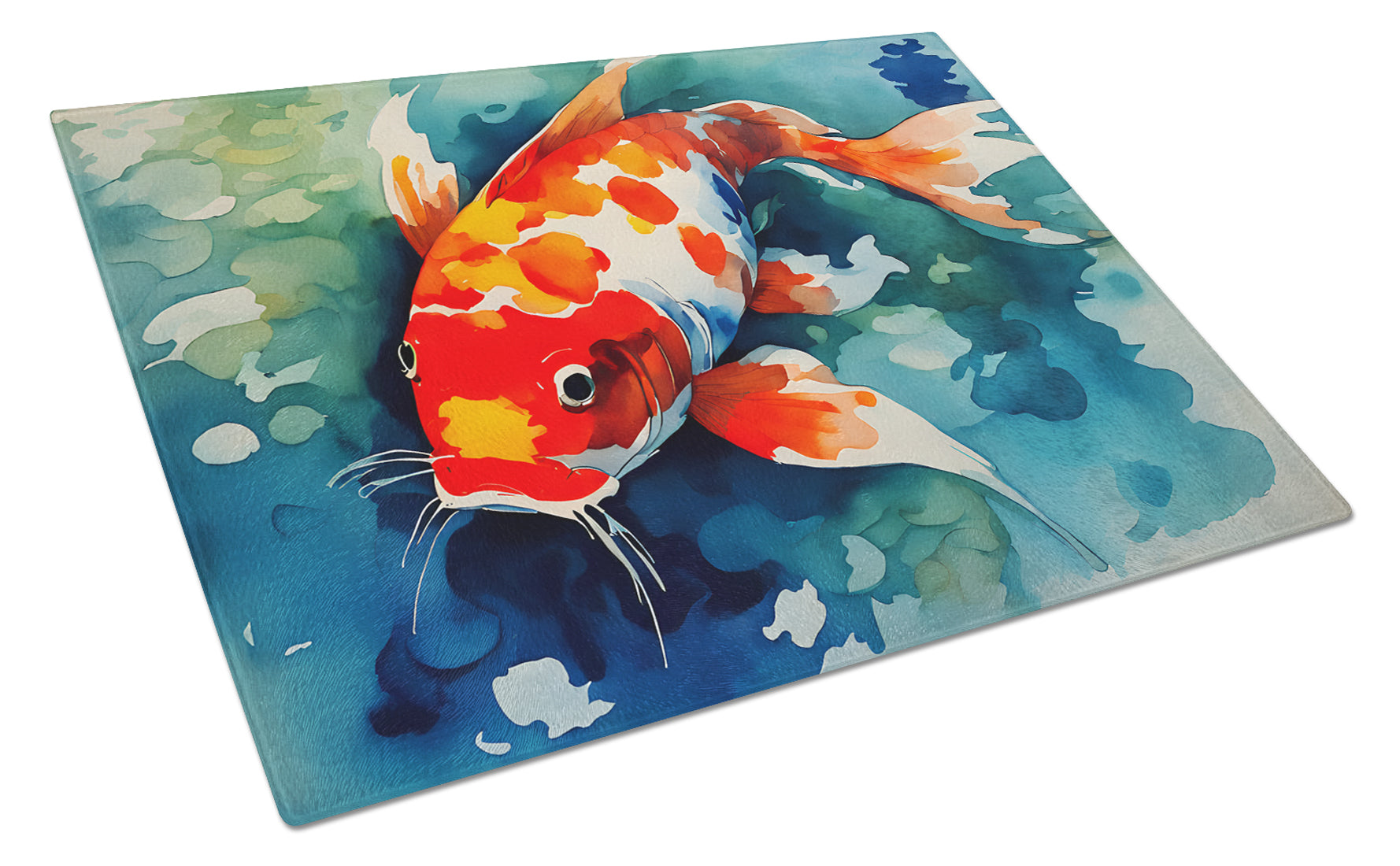 Buy this Koi Fish Glass Cutting Board Large