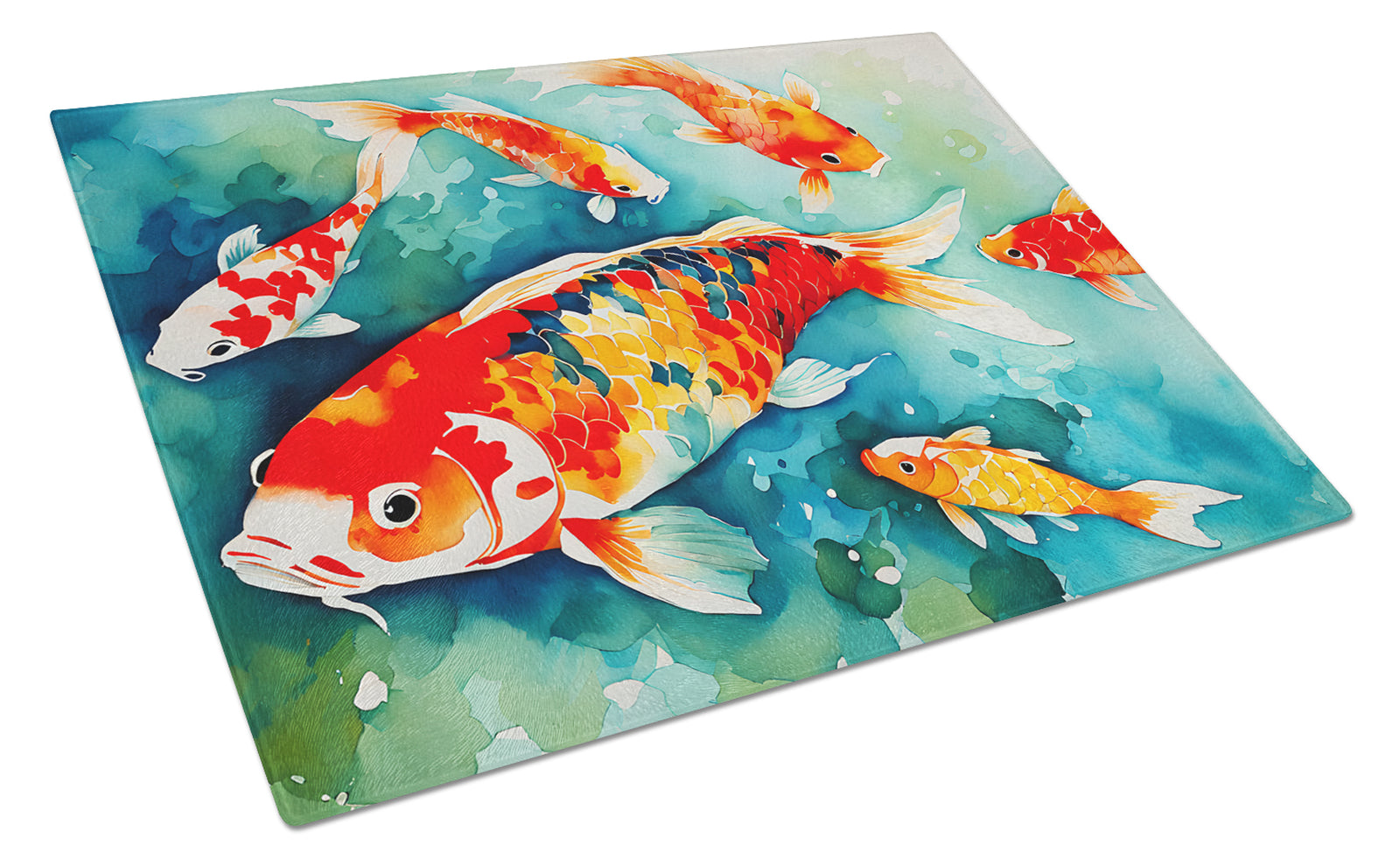 Buy this Koi Fish Glass Cutting Board Large