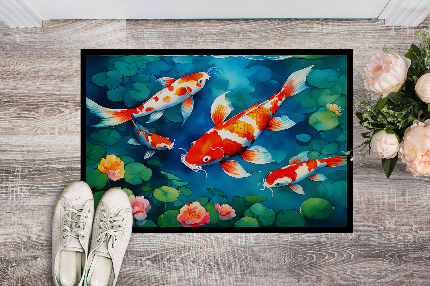 Buy this Koi Fish Doormat