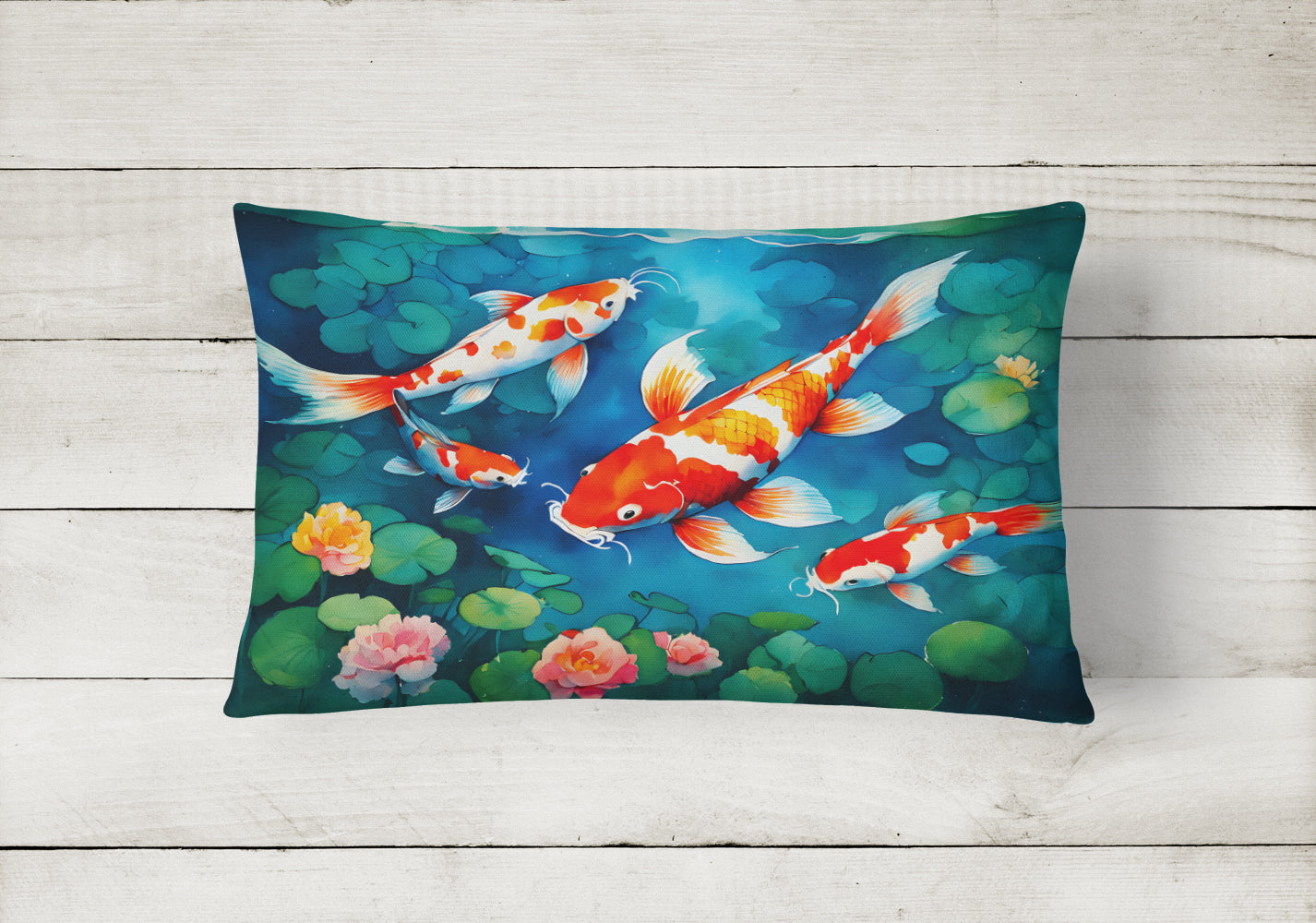 Buy this Koi Fish Throw Pillow