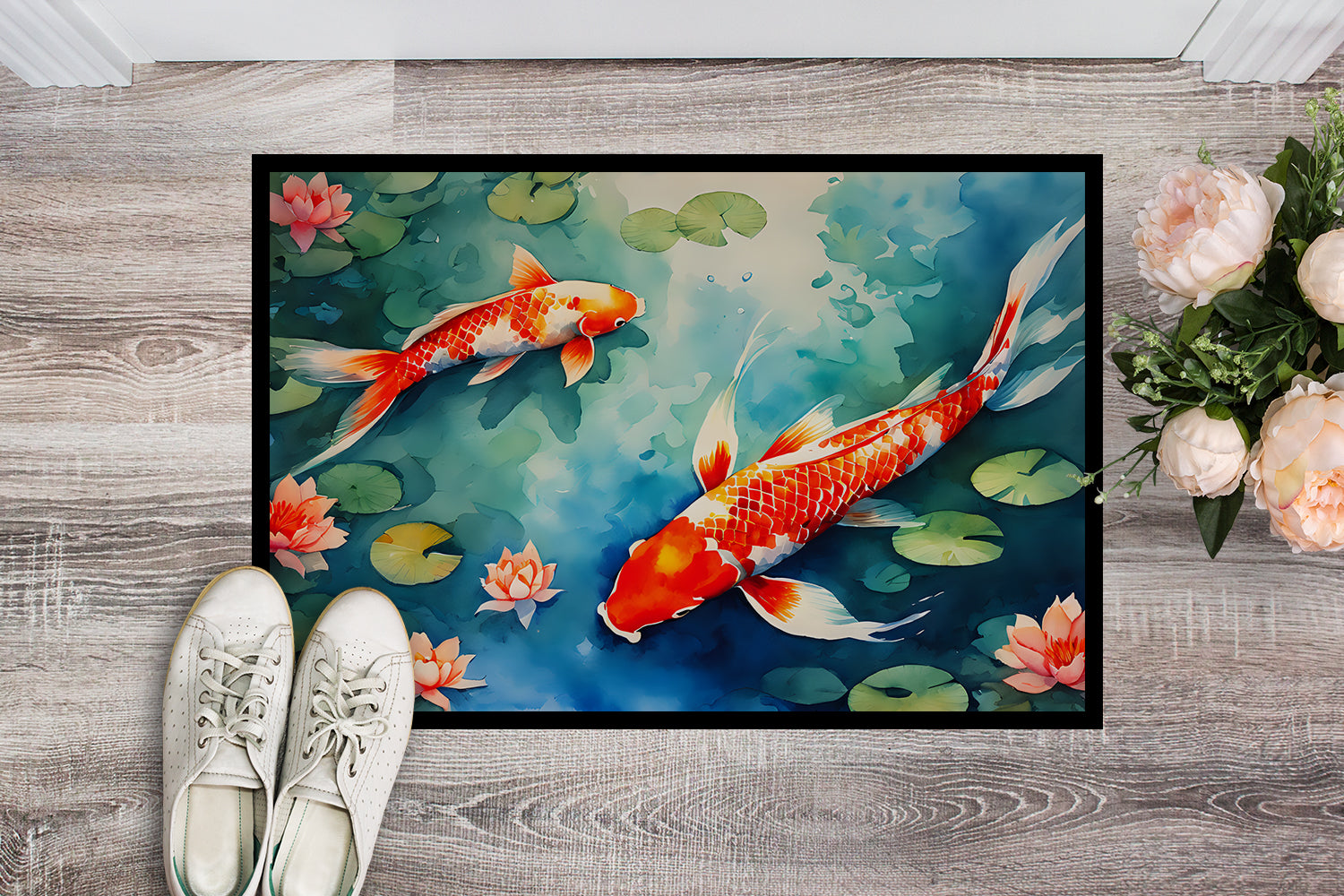 Buy this Koi Fish Doormat