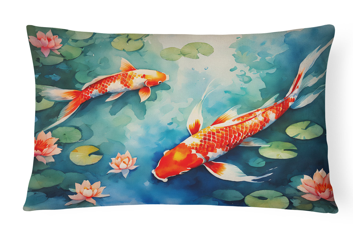 Buy this Koi Fish Throw Pillow